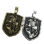 Cordão e Escudo de São Jorge - Medieval - vitrinedeluz.com.br