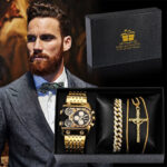 Relógio Masculino - Luxury - vitrinedeluz.com.br