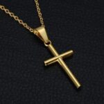 Corrente com Cruz  Banhada a Ouro - Your Faith - vitrinedeluz.com.br
